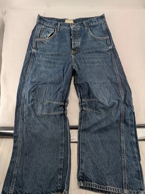 We The Free Good Luck Barrel Jeans, featuring a relaxed mid-rise